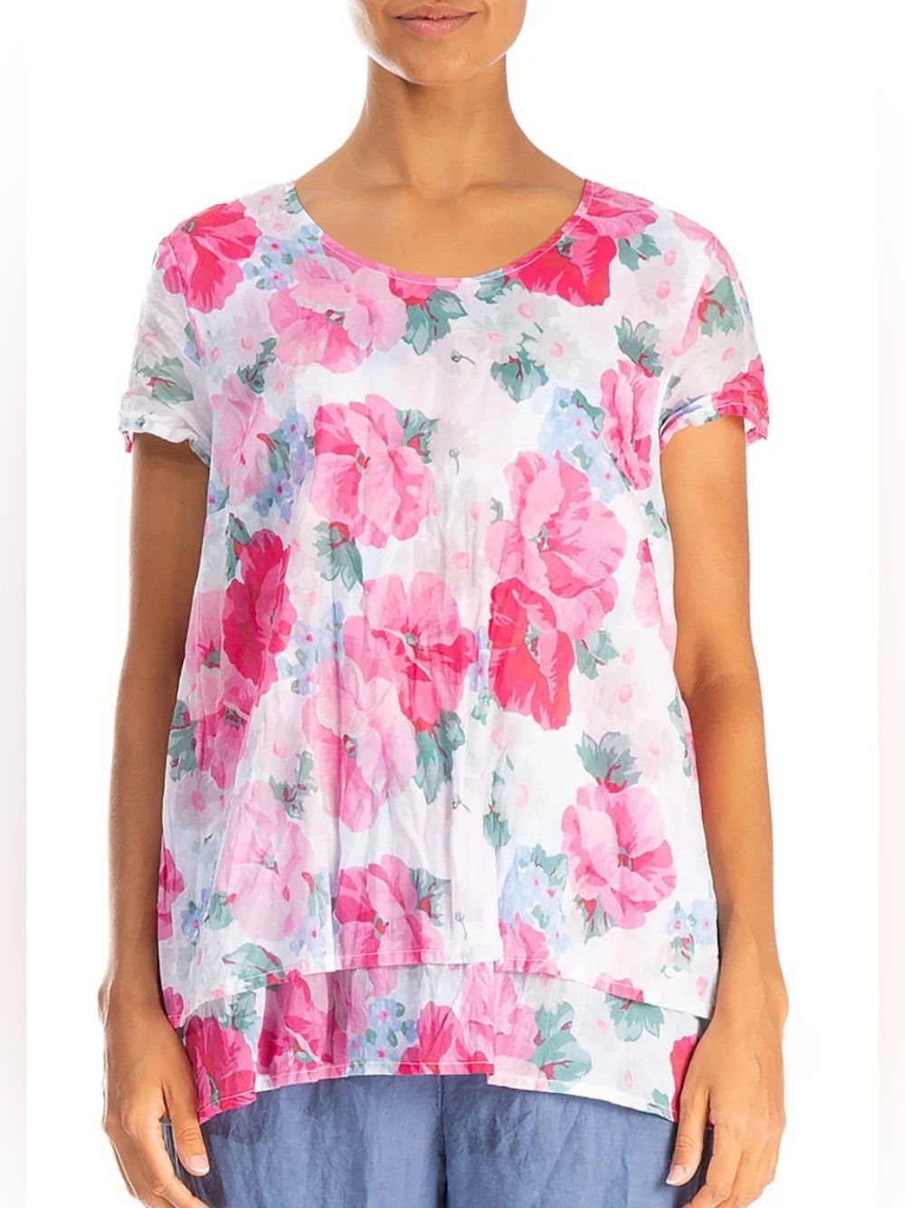 Grizas | Floral Cotton Blouse